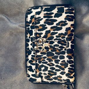 Tory Burch leopard wallet